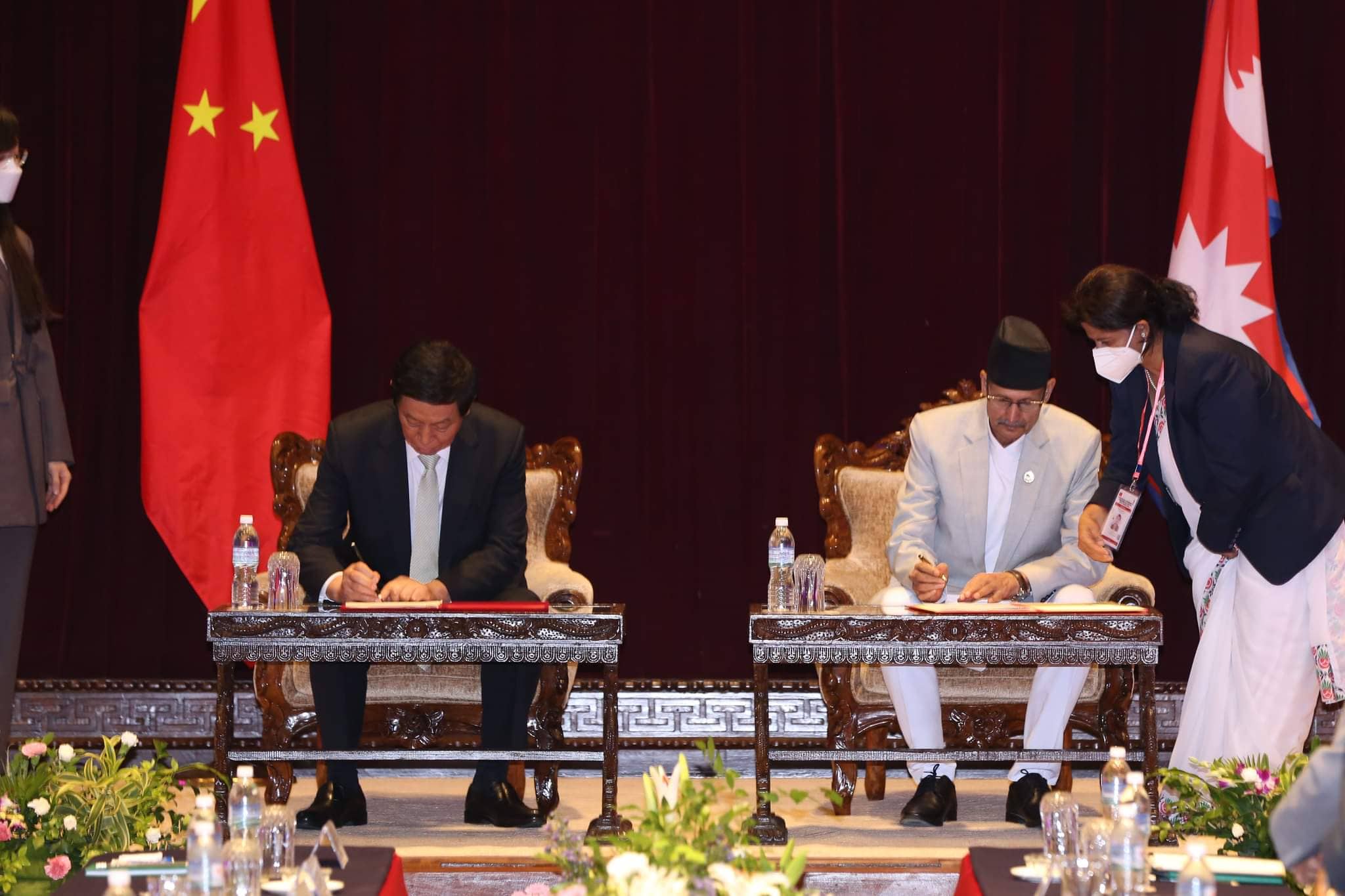 नेपाल र चीनबीच अन्तरसंसदीय सहयोगसम्बन्धी सम्झौतापत्रमा हस्ताक्षर